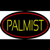 Yellow Palmist Block Neon Skilt