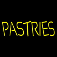 Yellow Pastries Neon Skilt