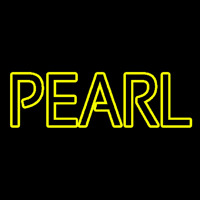 Yellow Pearl Neon Skilt
