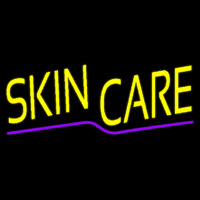 Yellow Skin Care Neon Skilt
