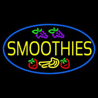 Yellow Smoothies Neon Skilt