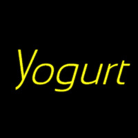 Yellow Yogurt Neon Skilt