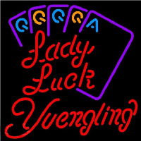 Yuengling Lady Luck Series Beer Sign Neon Skilt