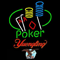 Yuengling Poker Ace Coin Table Beer Sign Neon Skilt