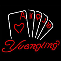Yuengling Poker Series Beer Sign Neon Skilt