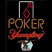 Yuengling Poker Squver Ace Beer Sign Neon Skilt