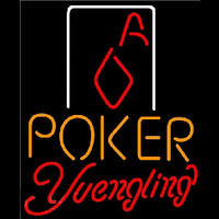 Yuengling Poker Squver Ace Beer Sign Neon Skilt