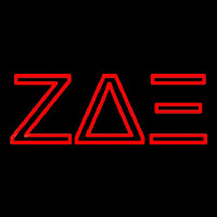 Zeta Delta Xi Neon Skilt