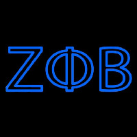 Zeta Phi Beta Neon Skilt