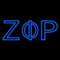Zeta Phi Rho Neon Skilt