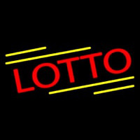 Red Lotto Neon Skilt