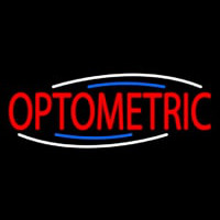 Red Optometric Neon Skilt