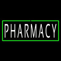 White Pharmacy Green Neon Skilt