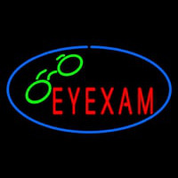 Eye E ams Oval Blue Neon Skilt
