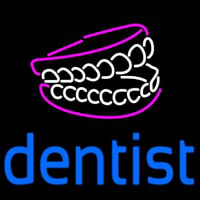 Dentist Tooth Logo Neon Skilt