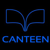 Blue Canteen Neon Skilt