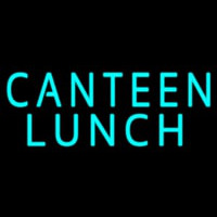 Canteen Lunch Neon Skilt