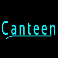 Cursive Canteen Neon Skilt