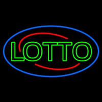 Double Stroke Lotto Neon Skilt