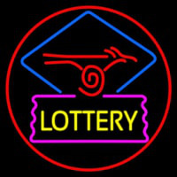 Lottery Logo Neon Skilt
