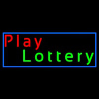 Play Lottery Neon Skilt