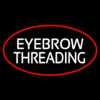 Eyebrow Threading Neon Skilt