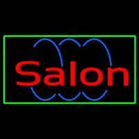 Red Salon Neon Skilt