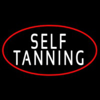 Self Tanning Neon Skilt