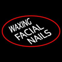 Wa ing Facial Nails Neon Skilt