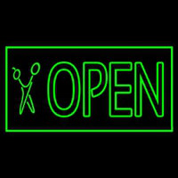 Salon Open Neon Skilt