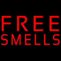 Free Smells Neon Skilt