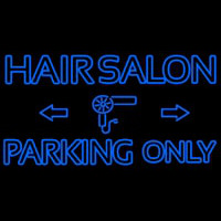 Hair Salon Parking Only Neon Skilt