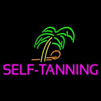 Self Tanning Neon Skilt