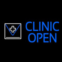 Clinic Open Neon Skilt