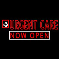 Double Stroke Urgent Care Now Open Neon Skilt