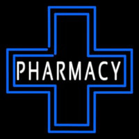 Pharmacy Inside Plus Logo Neon Skilt