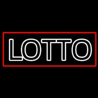 Double Stroke Lotto Neon Skilt