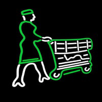 Grocery Logo Neon Skilt