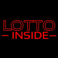 Red Lotto Inside Neon Skilt