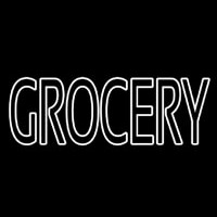 Simple Grocery Neon Skilt