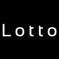 Stylish Lotto Neon Skilt