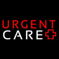 Red Urgent Care Plus Logo 1 Neon Skilt