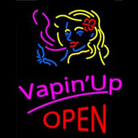 Vapin Up Open Neon Skilt