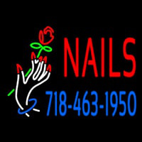 Nails Neon Skilt
