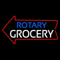 Rotary Grocery Neon Skilt